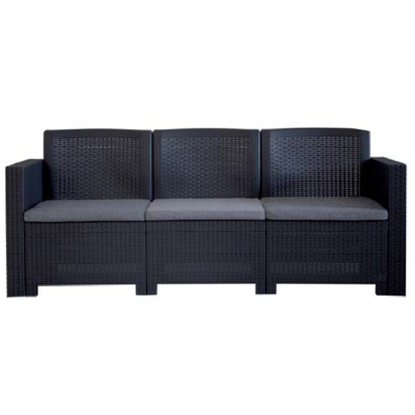Sillón de polipropileno Triple